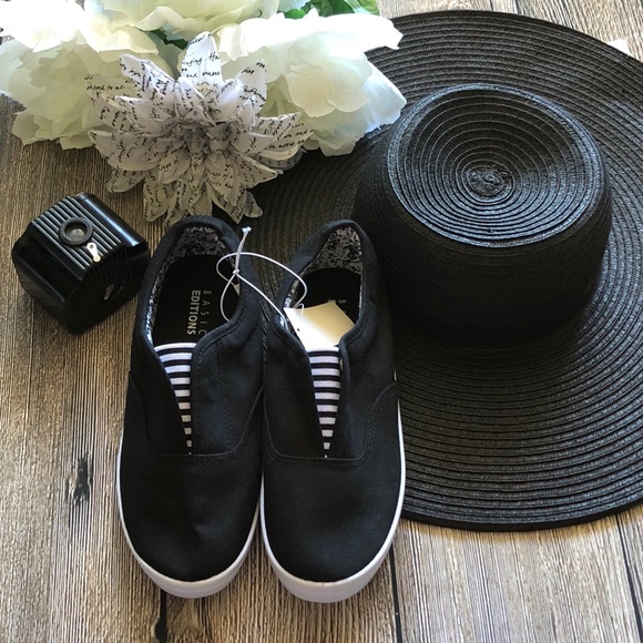 basic editions canvas sneakers